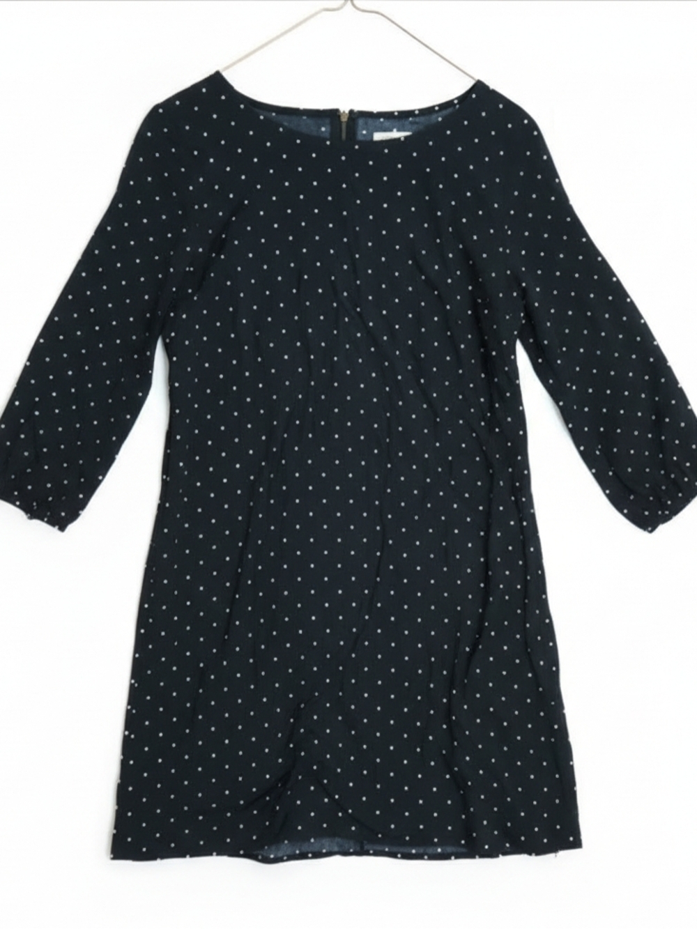 Old Navy Black Dress with White Polka Dots